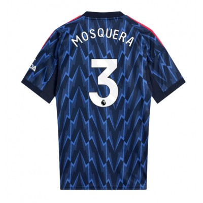 Arsenal Cristhian Mosquera #3 Gostujuci Dres 2025-26 Kratak Rukav Arsenal Cristhian Mosquera #3 Gostujuci Dres 2025-26 Kratak Rukav